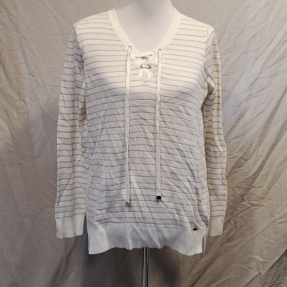 Calvin Klein Neutral Light Sweater SZ SM NWT